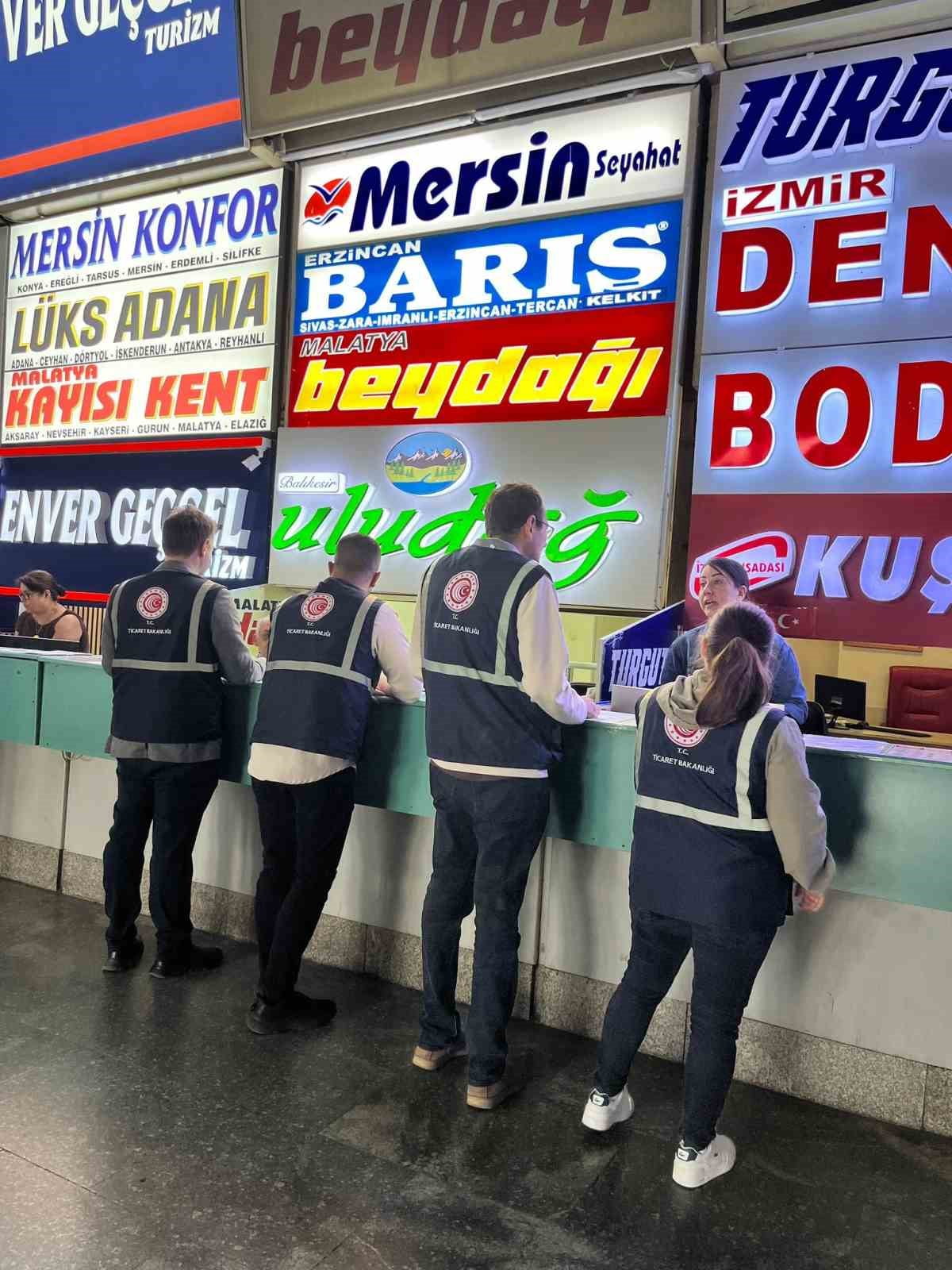 İZMİR TİCARET İL MÜDÜRLÜĞÜ EKİPLERİNİN OTOGARDA DENETİMLERİ DEVAM EDİYOR.