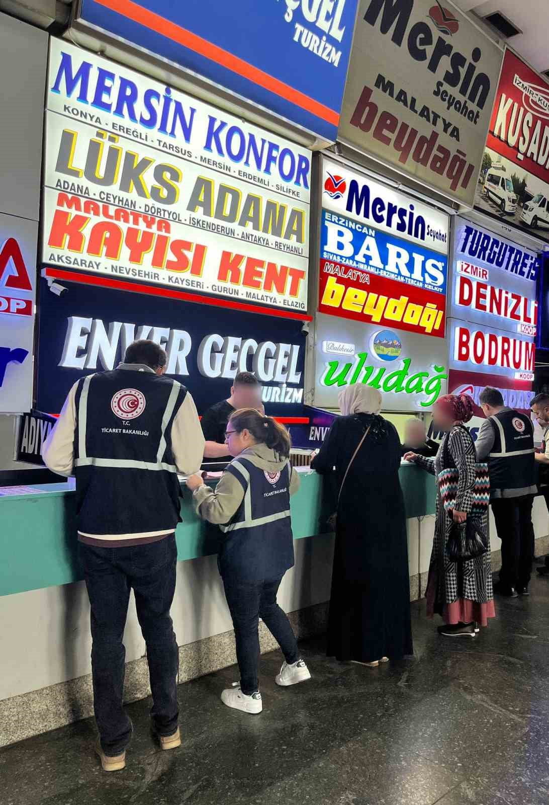 İZMİR TİCARET İL MÜDÜRLÜĞÜ EKİPLERİNİN OTOGARDA DENETİMLERİ DEVAM EDİYOR.