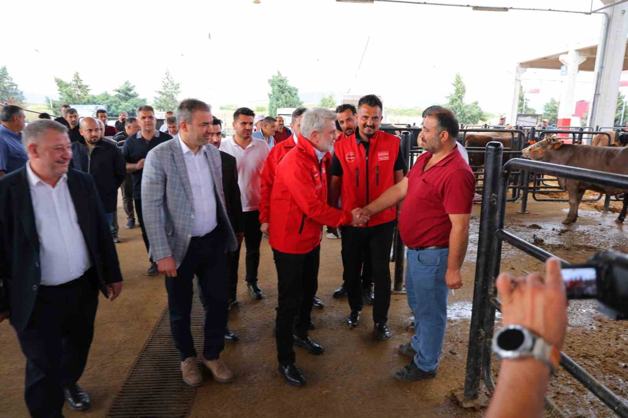 KAHRAMANMARAŞ BÜYÜKŞEHİR BELEDİYE BAŞKANI FIRAT GÖRGEL, HAYVAN PAZARINDA İLGİLİ BİRİMDEN BİLGİLER...