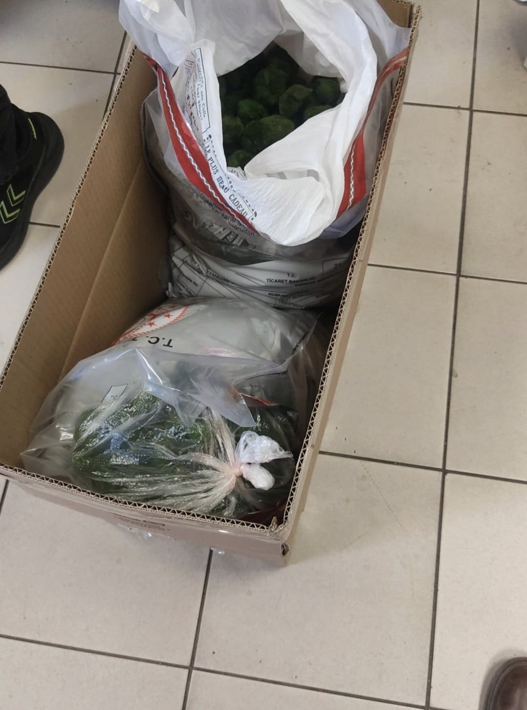 KAPIKULE SINUR KAPISINDA YEŞİL ALG KAÇAKÇILARINA 474 BİN 55 TL CEZA