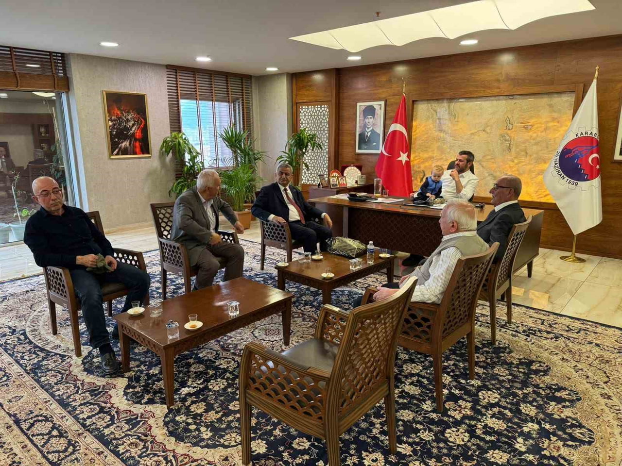 KARABÜK BELEDİYESİNDE GERÇEKLEŞTİRİLEN ZİYARETTE, 100. YIL MAHALLESİ’NE YÖNELİK ALTYAPI, ASFALT...