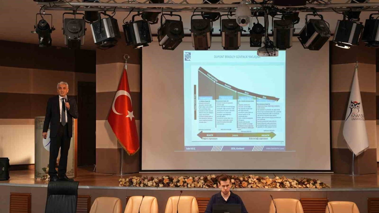 KARABÜK ÜNİVERSİTESİ'NDE (KBÜ) DÜZENLENEN İŞ SAĞLIĞI VE GÜVENLİĞİ HAFTASI ETKİNLİKLERİNDE...