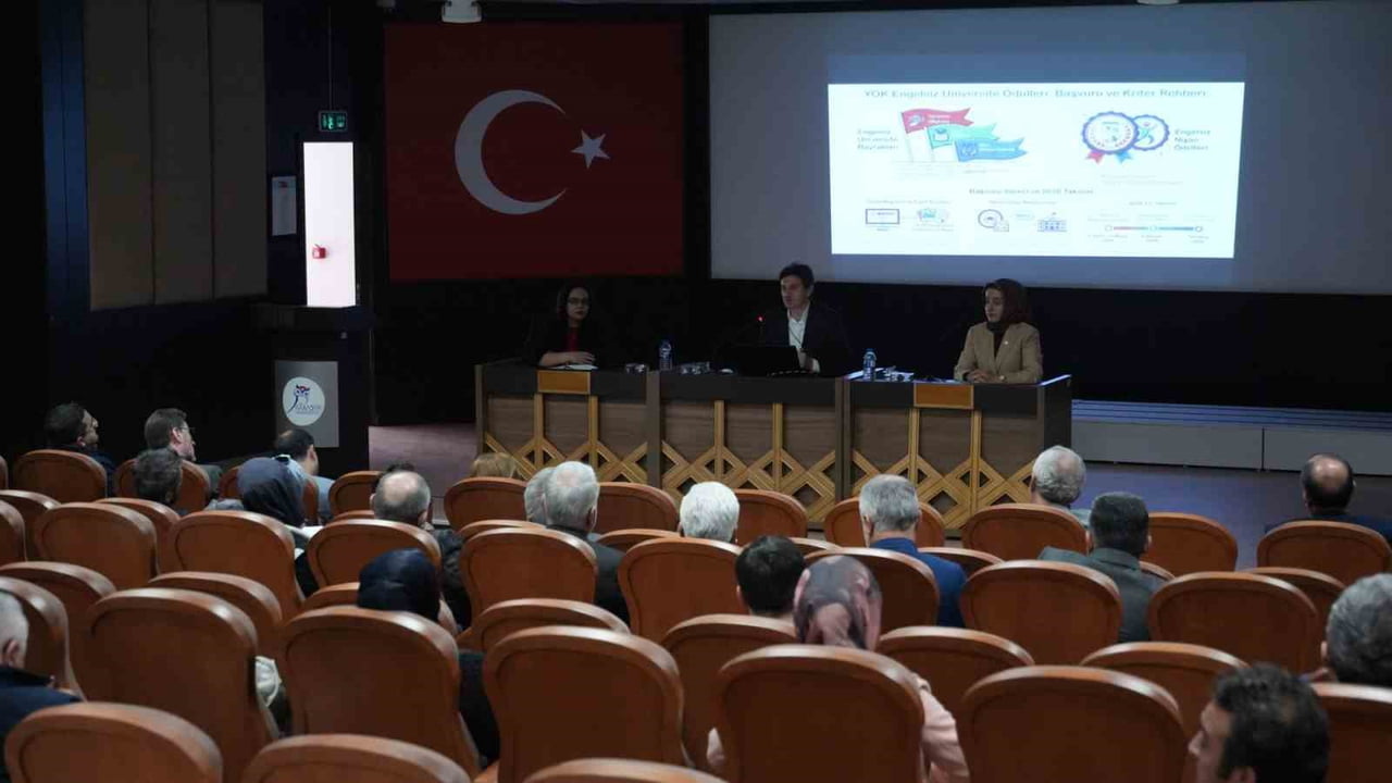 KARABÜK ÜNİVERSİTESİ'NDE (KBÜ) DÜZENLENEN TOPLANTIDA, YÜKSEKÖĞRETİM KURULU (YÖK) ENGELSİZ...