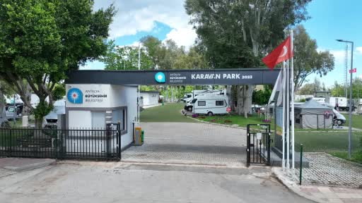 Karavan tutkunlarının bayram rotası Antalya oldu