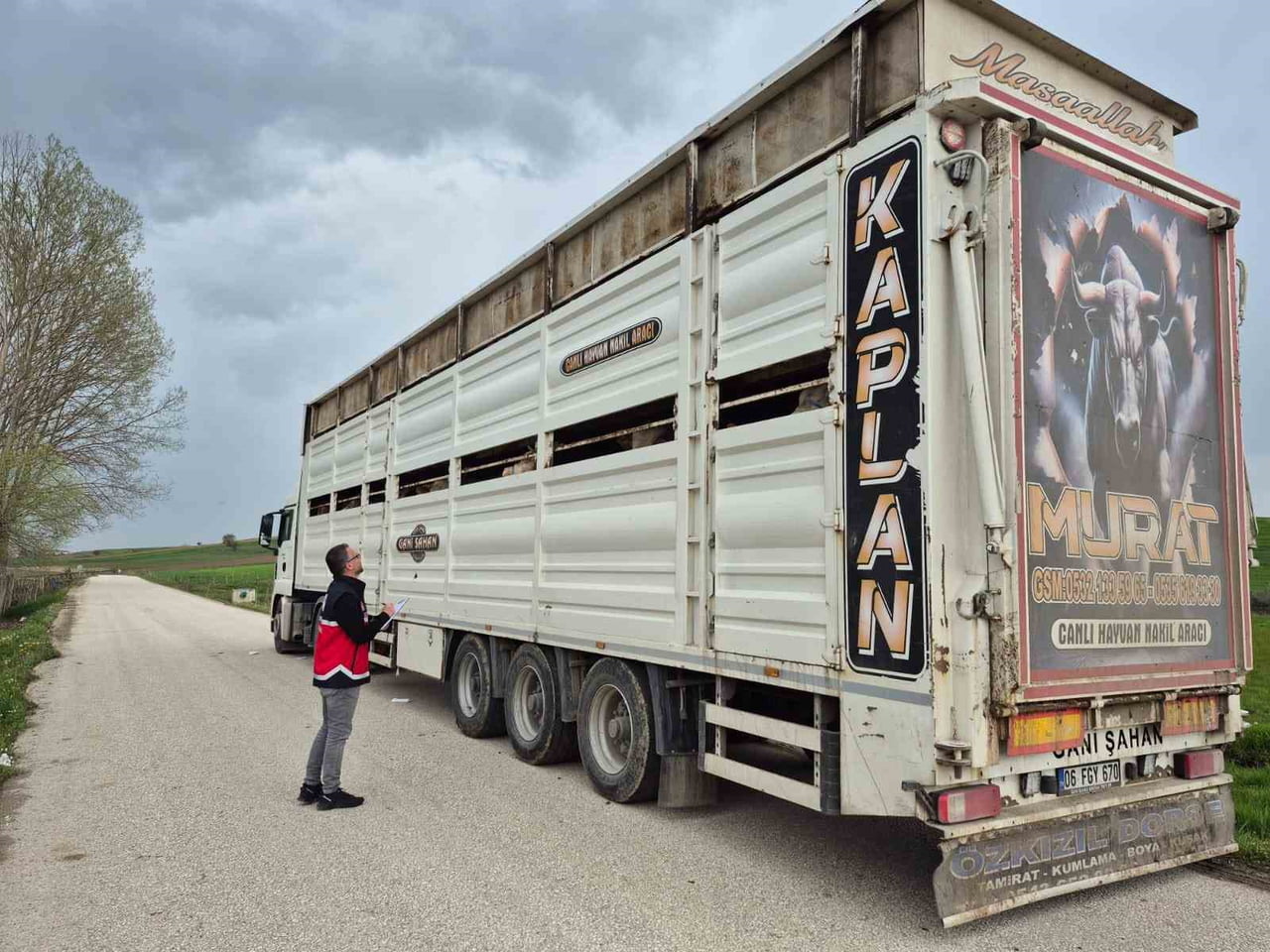 KASTAMONU'DA, KURBAN BAYRAMI ÖNCESİNDE HAYVAN SEVKLERİNE SIKI DENETİM GERÇEKLEŞTİRİLİYOR.