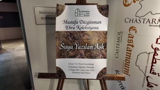 Kastamonu'da "Suya Yazılan Aşk" ebru sergisi kapılarını açtı