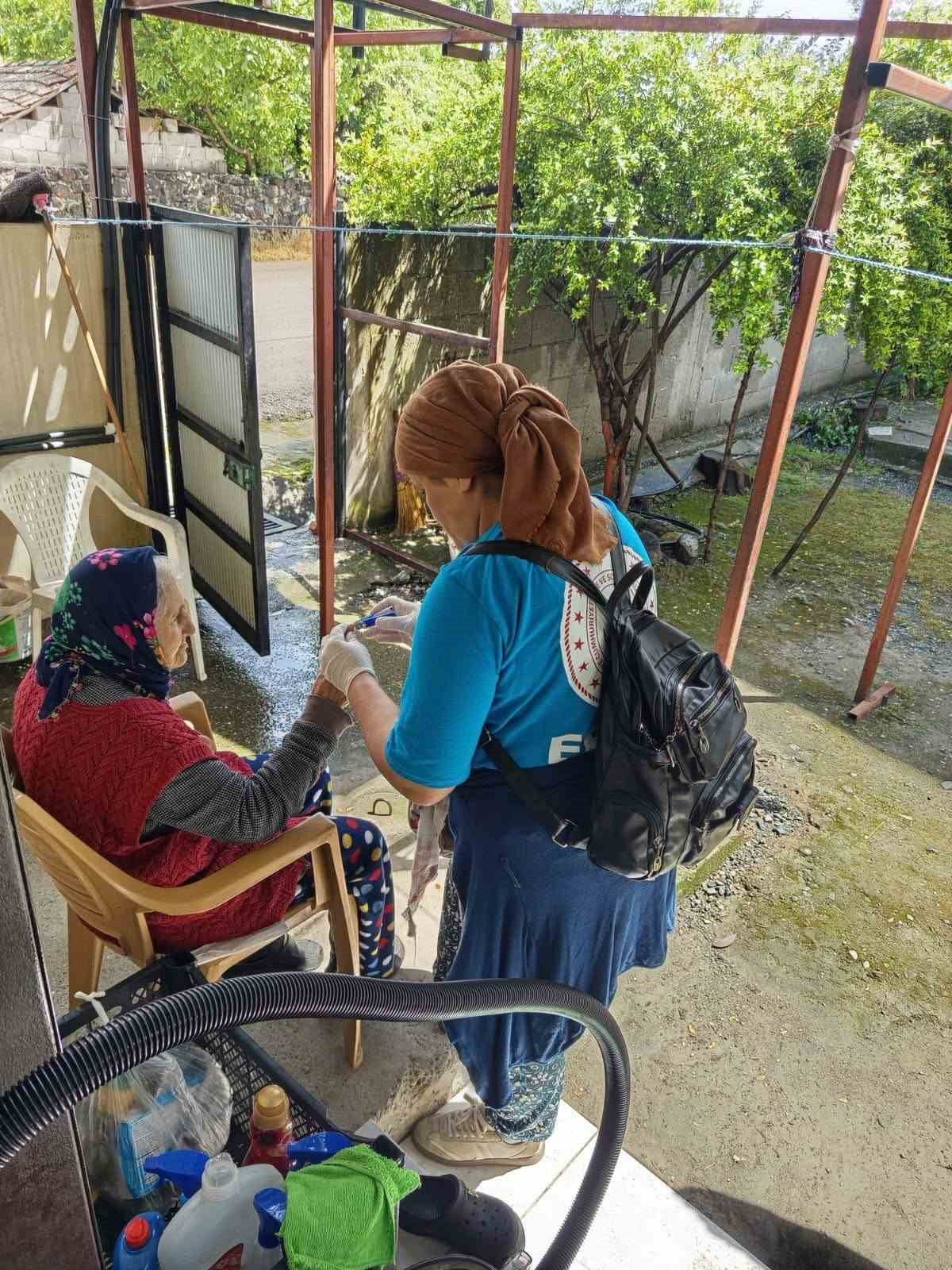 KAYMAKAMLIK TARAFINDAN YÜRÜTÜLEN PROJE KAPSAMINDA, YAŞLI VE ENGELLİ VATANDAŞLARIN EVLERİNDE...
