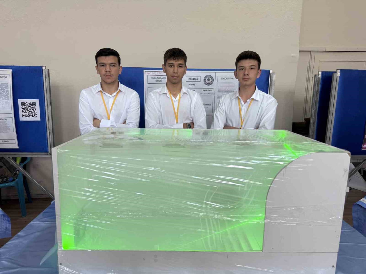 KAYSERİ MERKEZ MESLEKİ VE TEKNİK ANADOLU LİSESİ ÖĞRENCİLERİ TARAFINDAN GELİŞTİRİLEN KAYAN LAZER...