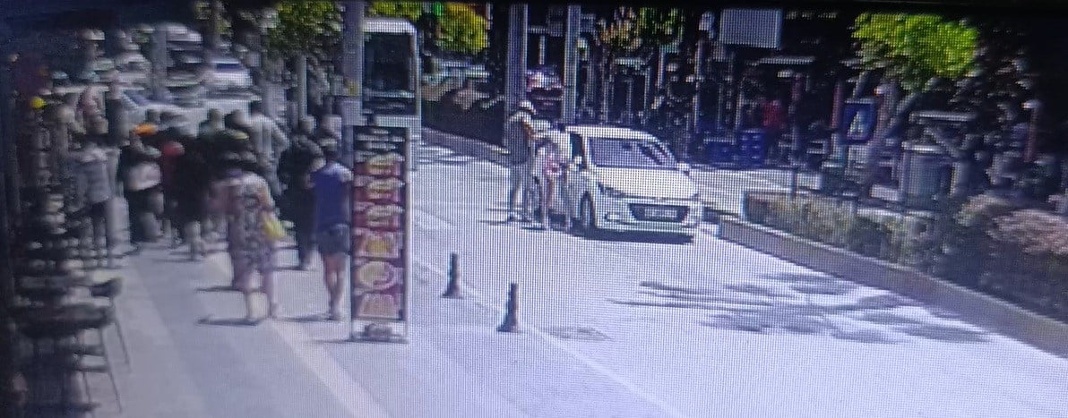 KAZA ANI GÜVENLİK KAMERALARINA YANSIDI