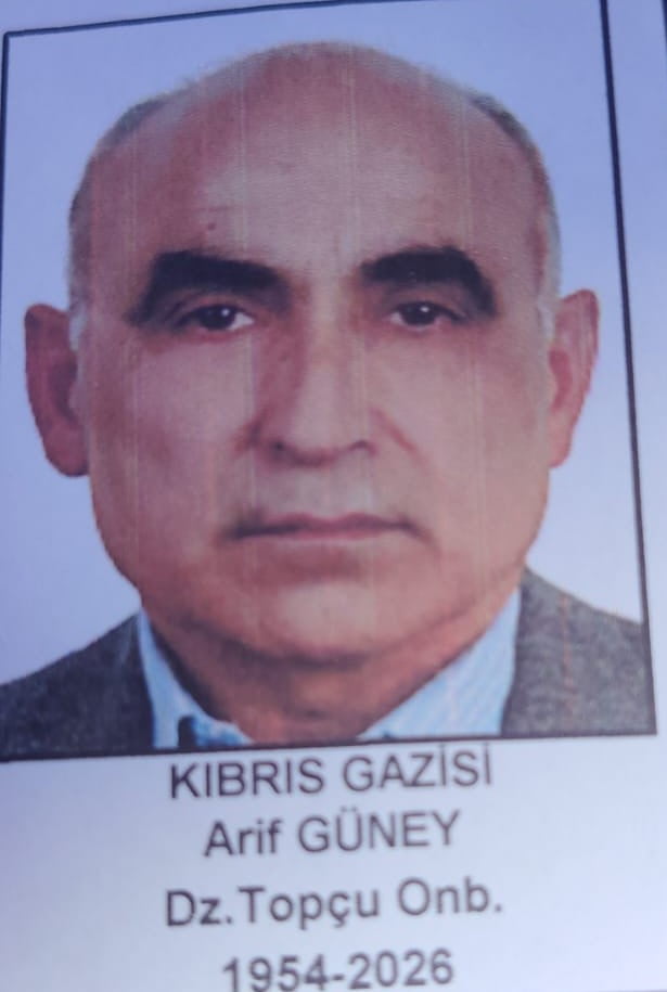 KIBRIS GAZİSİ ARİF GÜNEY SON YOLCULUĞUNA UĞURLANDI
