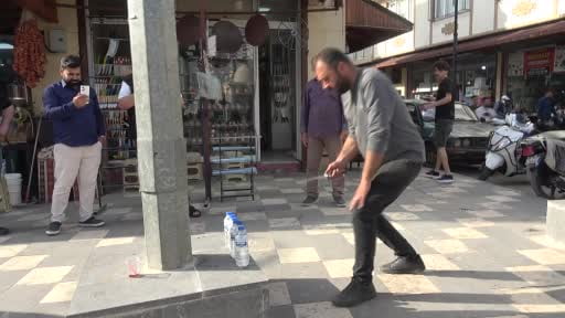 Kilis'te bayram öncesi bıçak bileme mesaisi başladı