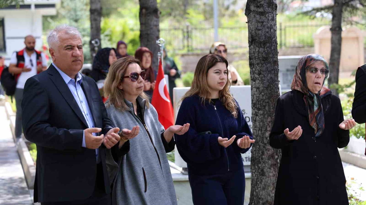 KIRŞEHİR'DE AHMET TOZLUKLU ŞEHİTLİĞİNDE DUALARLA BAYRAM KUTLAMASI YAPILDI.
