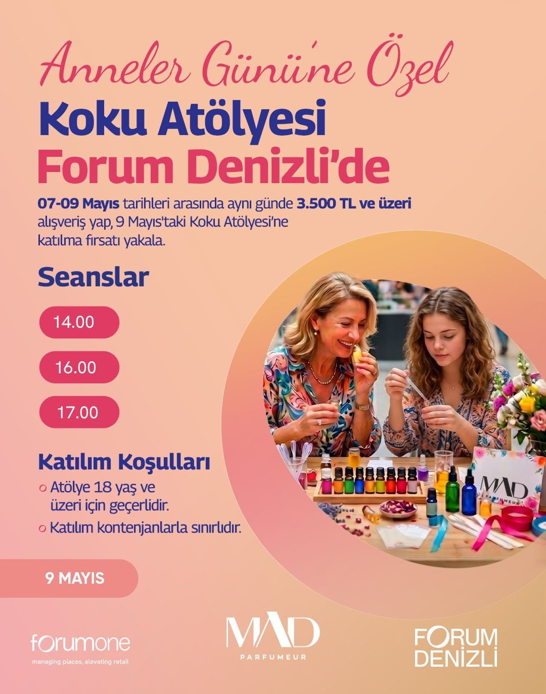 KOKU ATÖLYESİ, SERAMİK VAZO BOYAMA ATÖLYESİ VE ÇOCUKLARA YÖNELİK EĞLENCELİ AKTİVİTELERLE ANNELER...