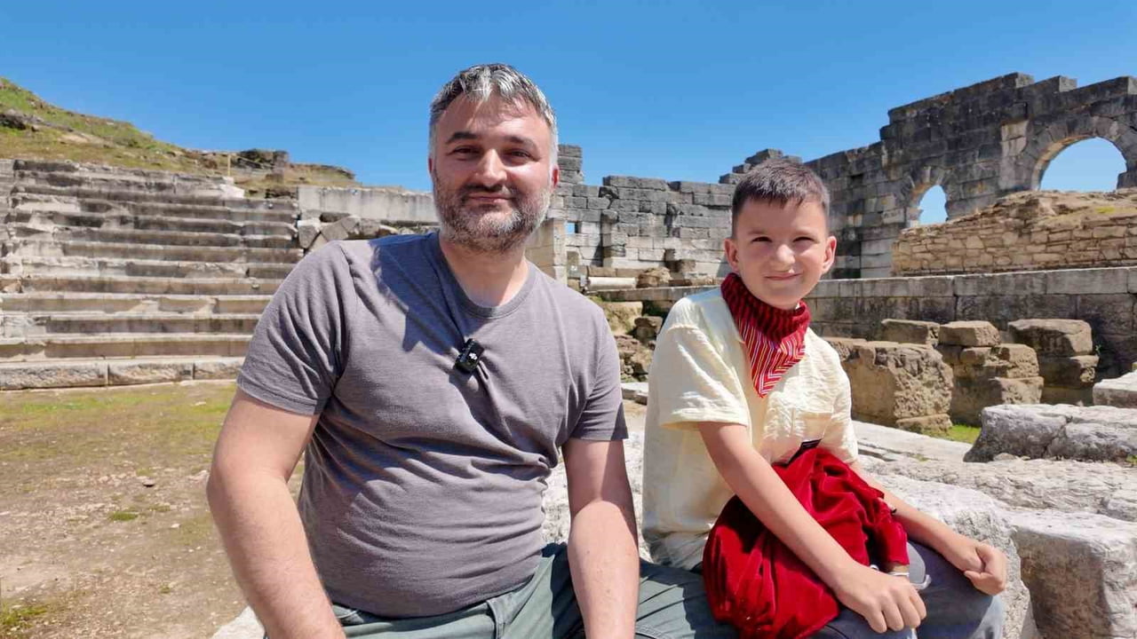 KONURALP İLKOKULU ÖĞRENCİSİ 8 YAŞINDAKİ AHMET SEMİH TORAMAN DA BABASI İLE BİRLİKTE TULUM...