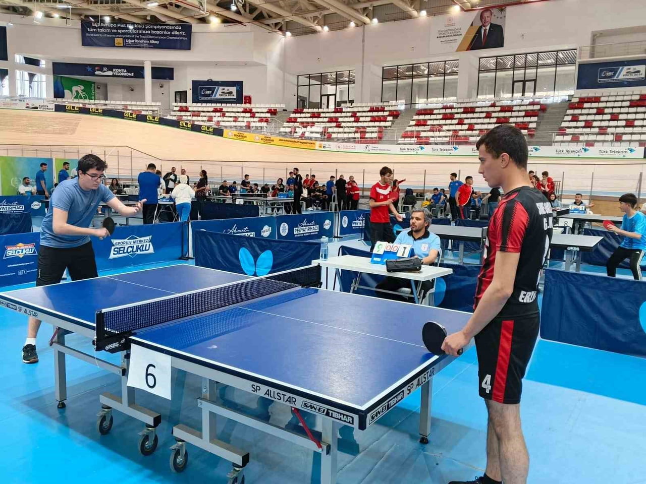 KONYA’DA DÜZENLENEN ÖZEL SPORCULAR MASA TENİSİ MÜSABAKALARINDA TER DÖKEN AYDINLI SPORCULAR...