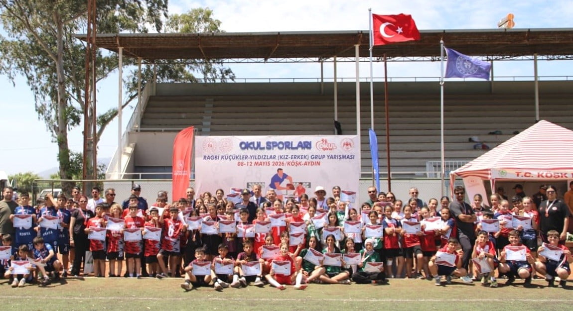 KÖŞK'TE RAGBİ KÜÇÜKLER GRUP YARIŞMALARINDA TAKIMLAR MADALYALARINA KAVUŞTU
