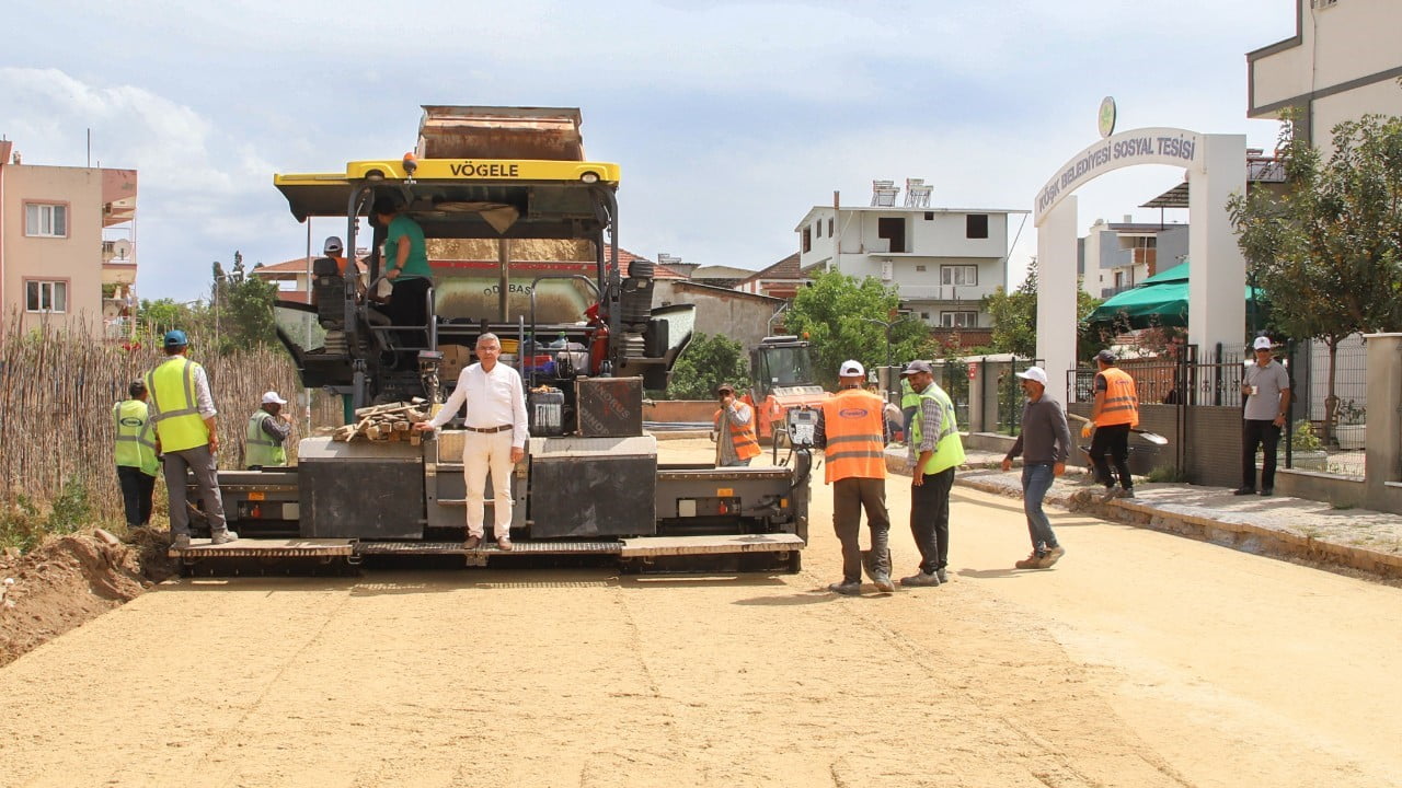 KÖŞK’TE ALTYAPISI TAMAMLANAN ÇARŞI MAHALLESİ’NDE ASFALT ÖNCESİ PMT ÇALIŞMALARI BAŞLATILIRKEN...