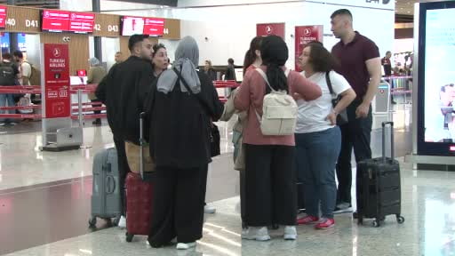 Kurban Bayramı tatilinin ilk gününde havalimanında yoğunluk