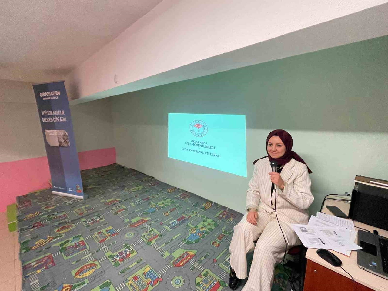 KÜTAHYA’DA "OKULLARDA GIDA GÜVENİLİRLİĞİ VE GIDA İSRAFI" KONULU EĞİTİM