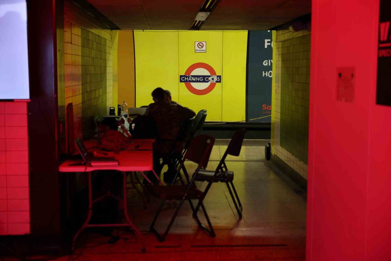 LONDRA (İHA) - İNGİLTERE SAVUNMA BAKANLIĞI, BAŞKENT LONDRA’DA KULLANILMAYAN BİR METRO İSTASYONUNUN...