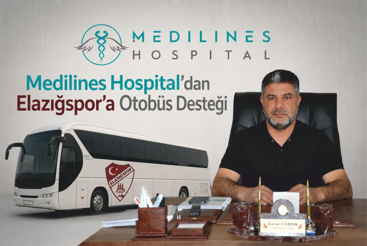 MEDİLİNES HOSPİTAL’DAN ELAZIĞSPOR’A OTOBÜS DESTEĞİ
