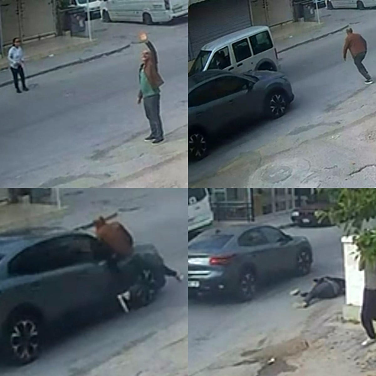 MERSİN'İN TARSUS İLÇESİNDE YAKINLARINA EL SALLAYIP KARŞIYA HIZLA GEÇMEYE ÇALIŞAN YAYAYA OTOMOBİL...