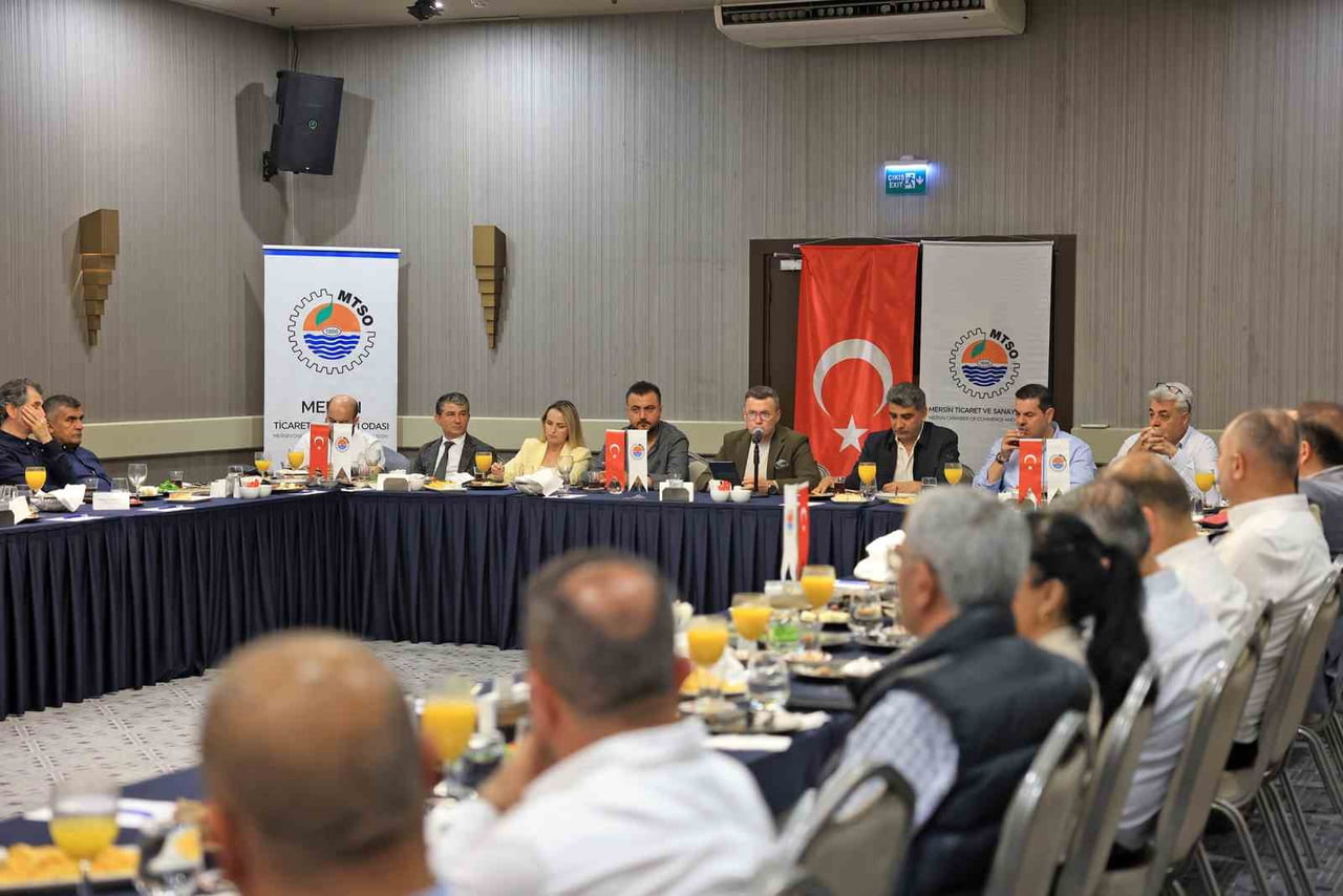 MERSİN TİCARET VE SANAYİ ODASI (MTSO) KOMİTE BAŞKANLARI TOPLANTISINDA SEKTÖRLERİN YAŞADIĞI...