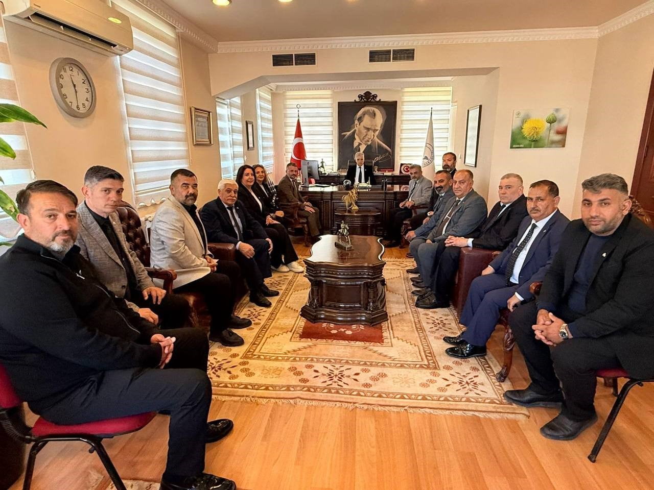 MHP İLÇE BAŞKANI BURAKHAN TAŞDEMİR’DEN KAYMAKAMLIK VE EMNİYETE İLK ZİYARET