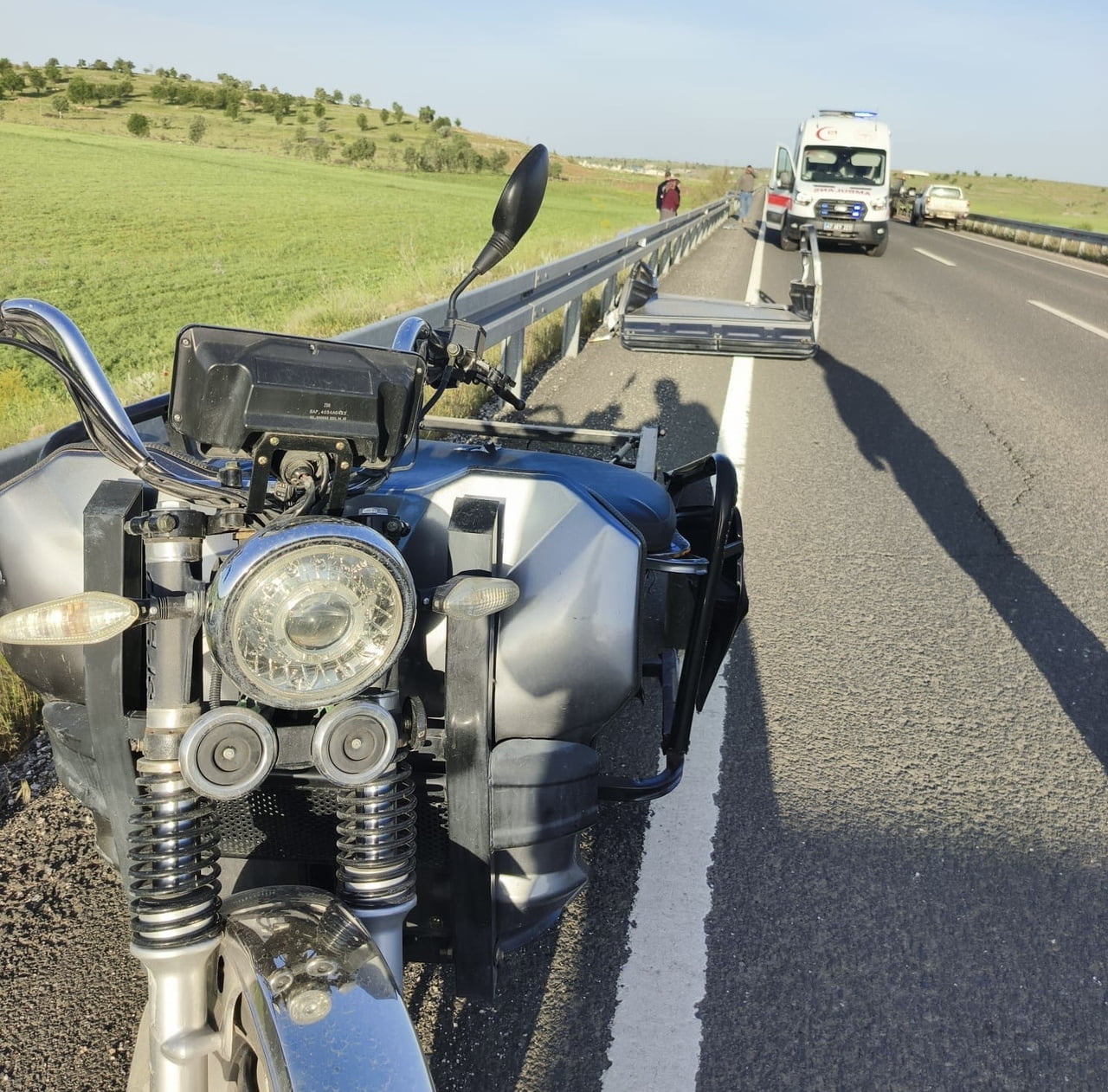 MİDYAT İLÇESİNDE KAMYON İLE MOTOSİKLETİN ÇARPIŞMASI SONUCU 1 KİŞİ HAYATINI KAYBETTİ.