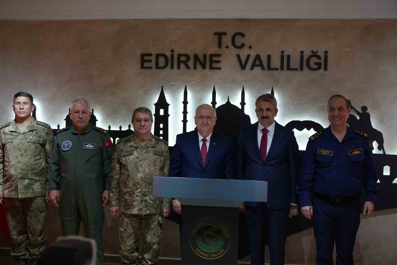 MİLLİ SAVUNMA BAKANI YAŞAR GÜLER EDİRNE’DE