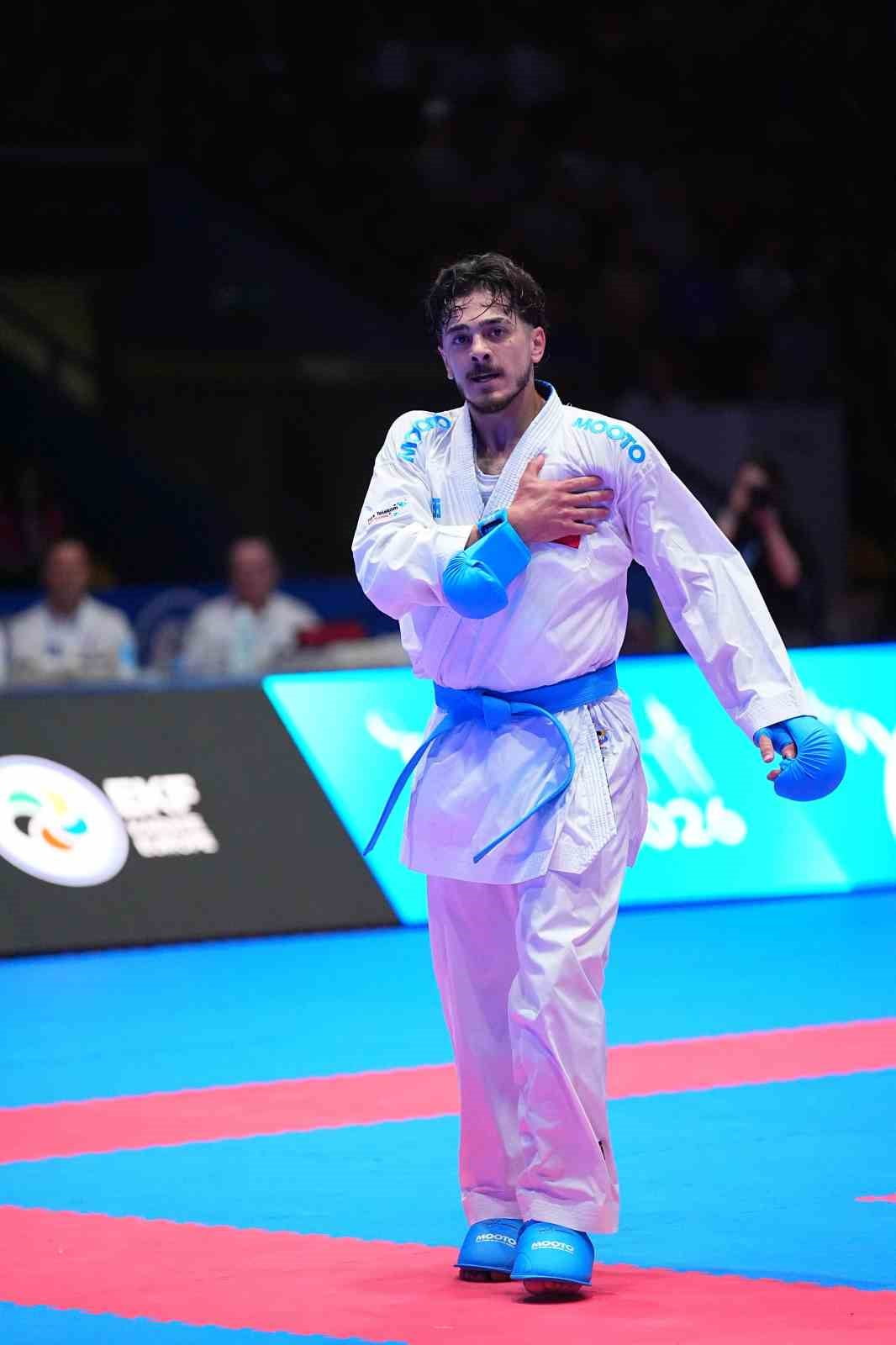 MİLLİ SPORCU ÖMER FARUK YÜRÜR, AVRUPA ŞAMPİYONU OLDU.