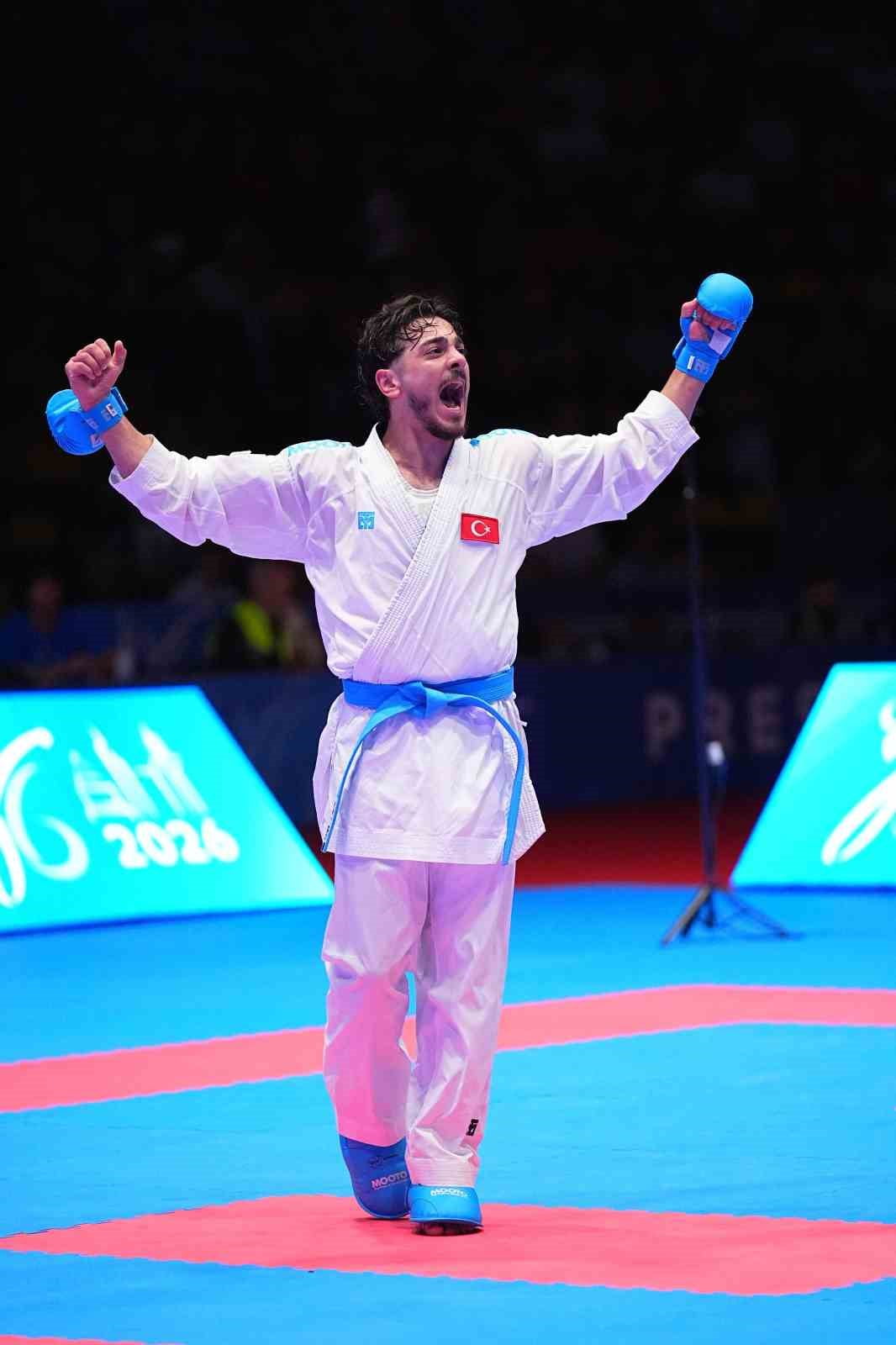 MİLLİ SPORCU ÖMER FARUK YÜRÜR, AVRUPA ŞAMPİYONU OLDU.