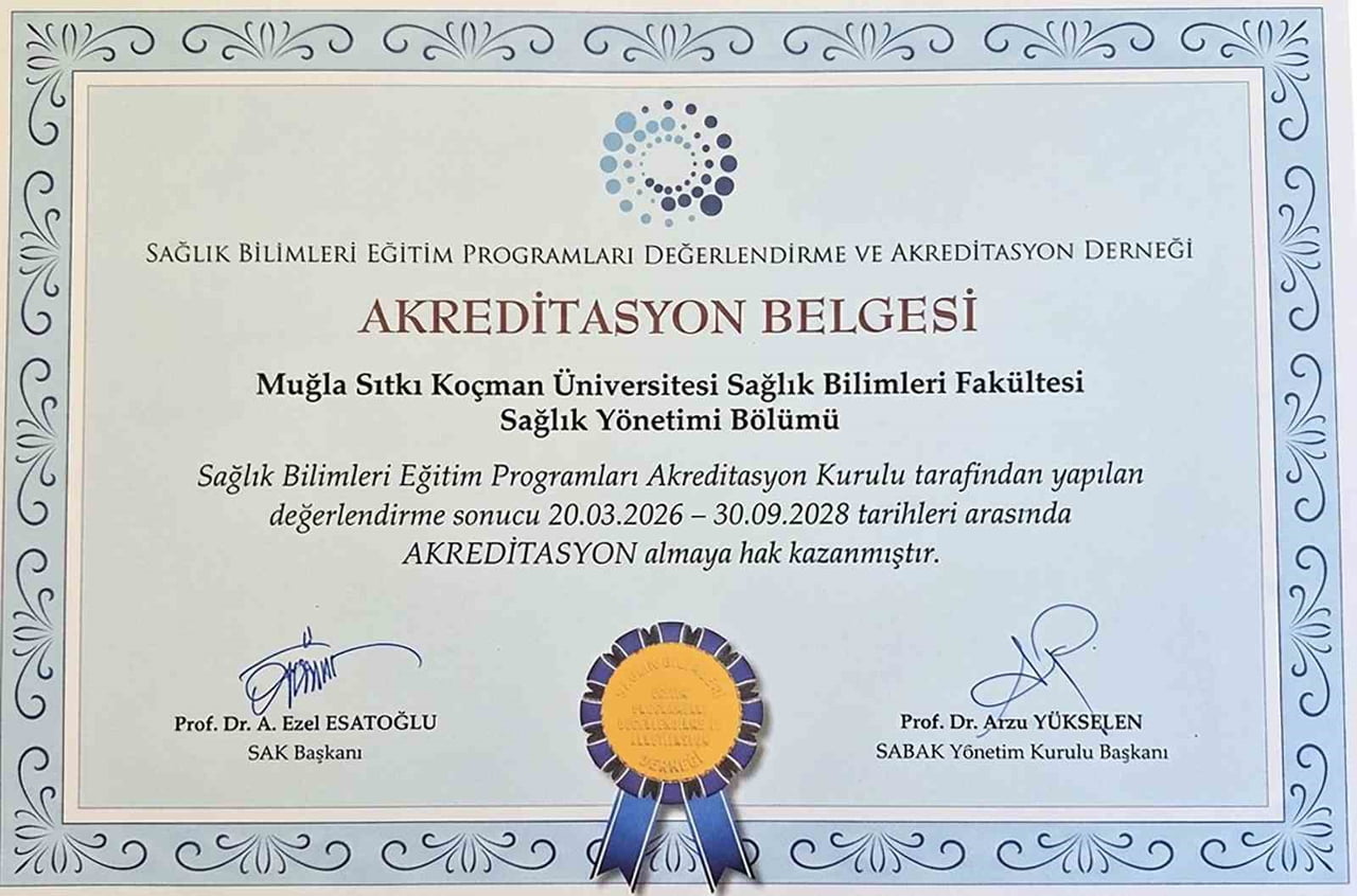 MSKÜ SAĞLIK BİLİMLERİ FAKÜLTESİ, SAĞLIK BİLİMLERİ EĞİTİM PROGRAMLARI DEĞERLENDİRME VE AKREDİTASYON...