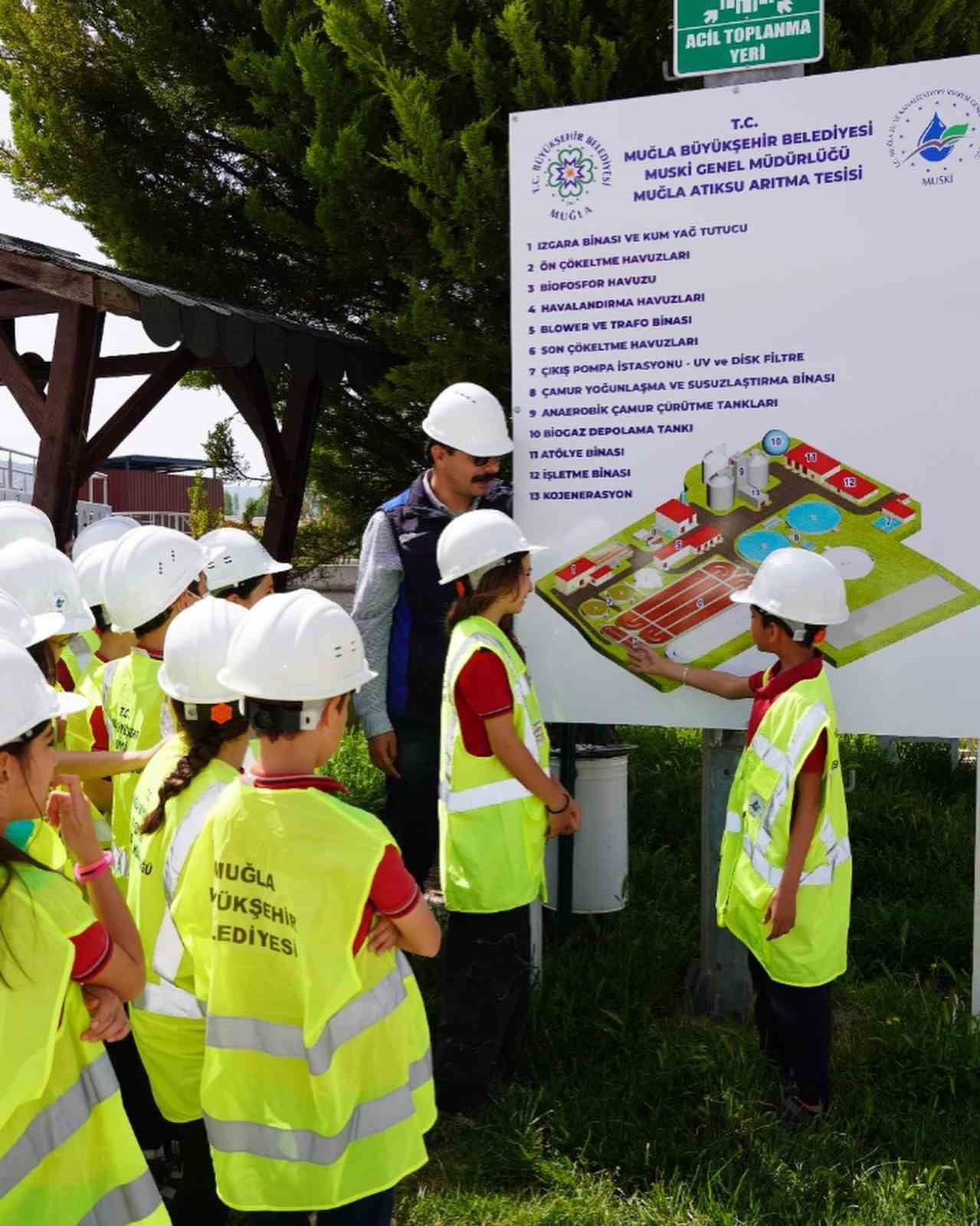 MUĞLA ATIKSU ARITMA TESİSİNDE ÖĞRENCİLERE ÇEVRE BİLİNCİ EĞİTİMİ