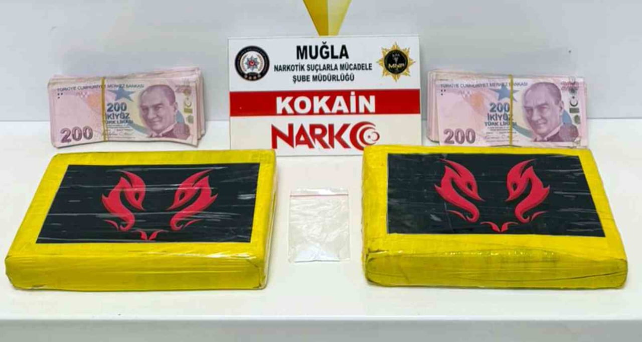 MUĞLA’DA 2 KİLO KOKAİN ELE GEÇİRİLDİ