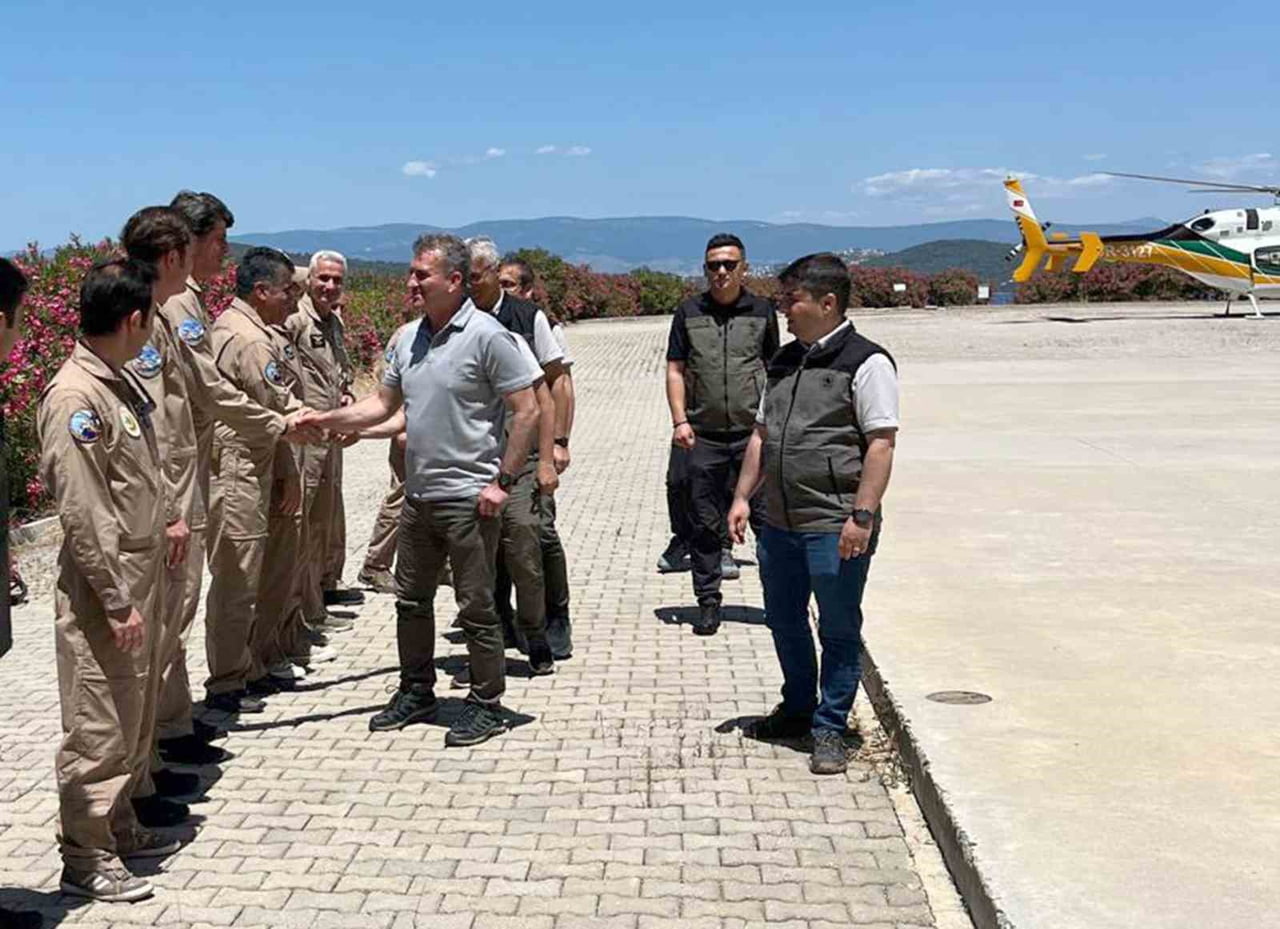MUĞLA ORMAN BÖLGE MÜDÜRÜ MUSTAFA ÜLKÜDÜR, YANGINLA MÜCADELEDE HAVA GÜCÜNÜ OLUŞTURAN ORMAN GENEL...