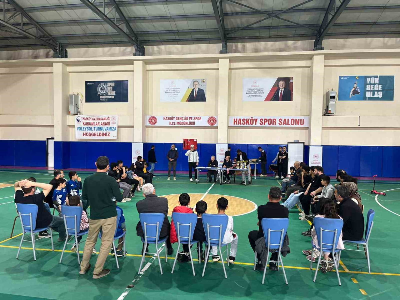 MUŞ’UN HASKÖY KAYMAKAMLIĞI KOORDİNESİNDE GENÇLİK VE SPOR İLÇE MÜDÜRLÜĞÜ TARAFINDAN DÜZENLENEN...