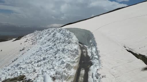 Nemrut Kalderası’nda kar esareti bitti: 10 metrelik kar duvarları aşıldı