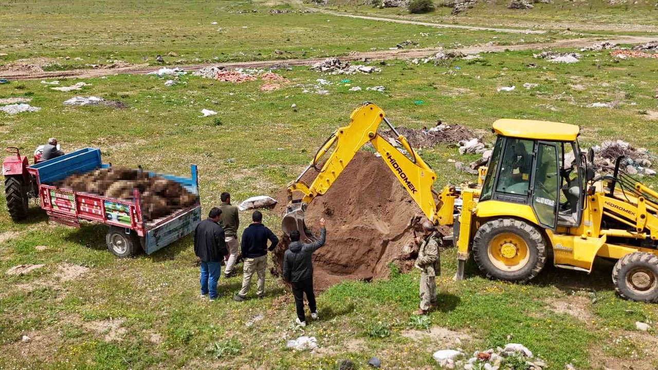 NEVŞEHİR’İN ACIGÖL İLÇESİNE BAĞLI İNALLI KÖYÜNDE BİR KOYUN AĞILINA GİREN KURTLARIN SALDIRISI...