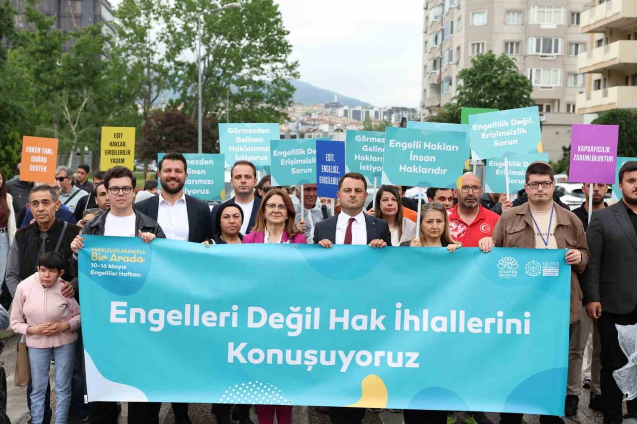 NİLÜFER BELEDİYESİ, ENGELLİLER HAFTASI ÇERÇEVESİNDE ÜÇ FİDAN GENÇLİK PARKI’NDA DÜZENLENEN BASIN...
