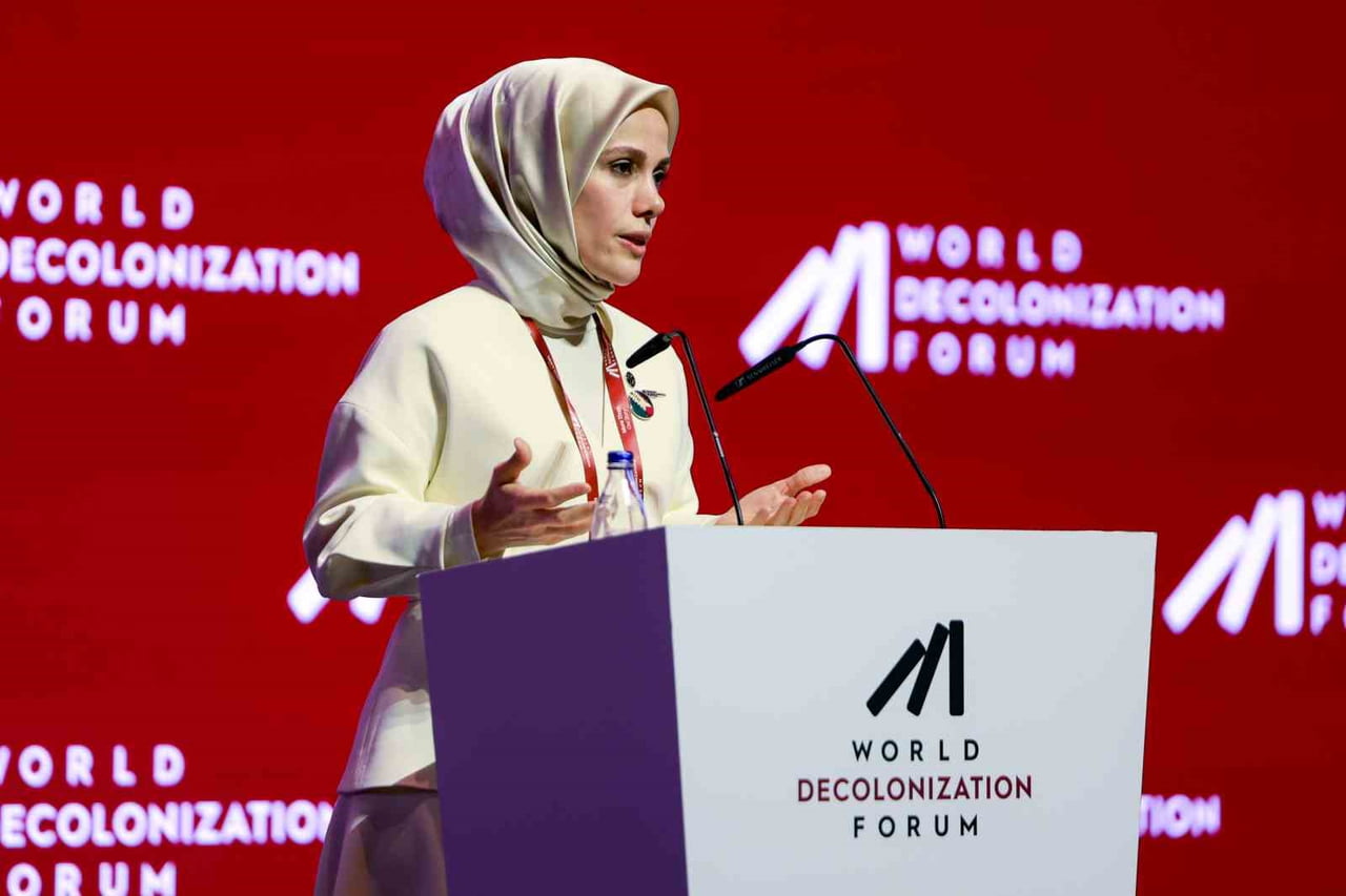 NUN EĞİTİM VE KÜLTÜR VAKFI TARAFINDAN DÜZENLENEN "WORLD DECOLONİZATİON FORUM"UN AÇILIŞINDA KONUŞAN...