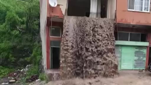 Ordu'da sel ve heyelan