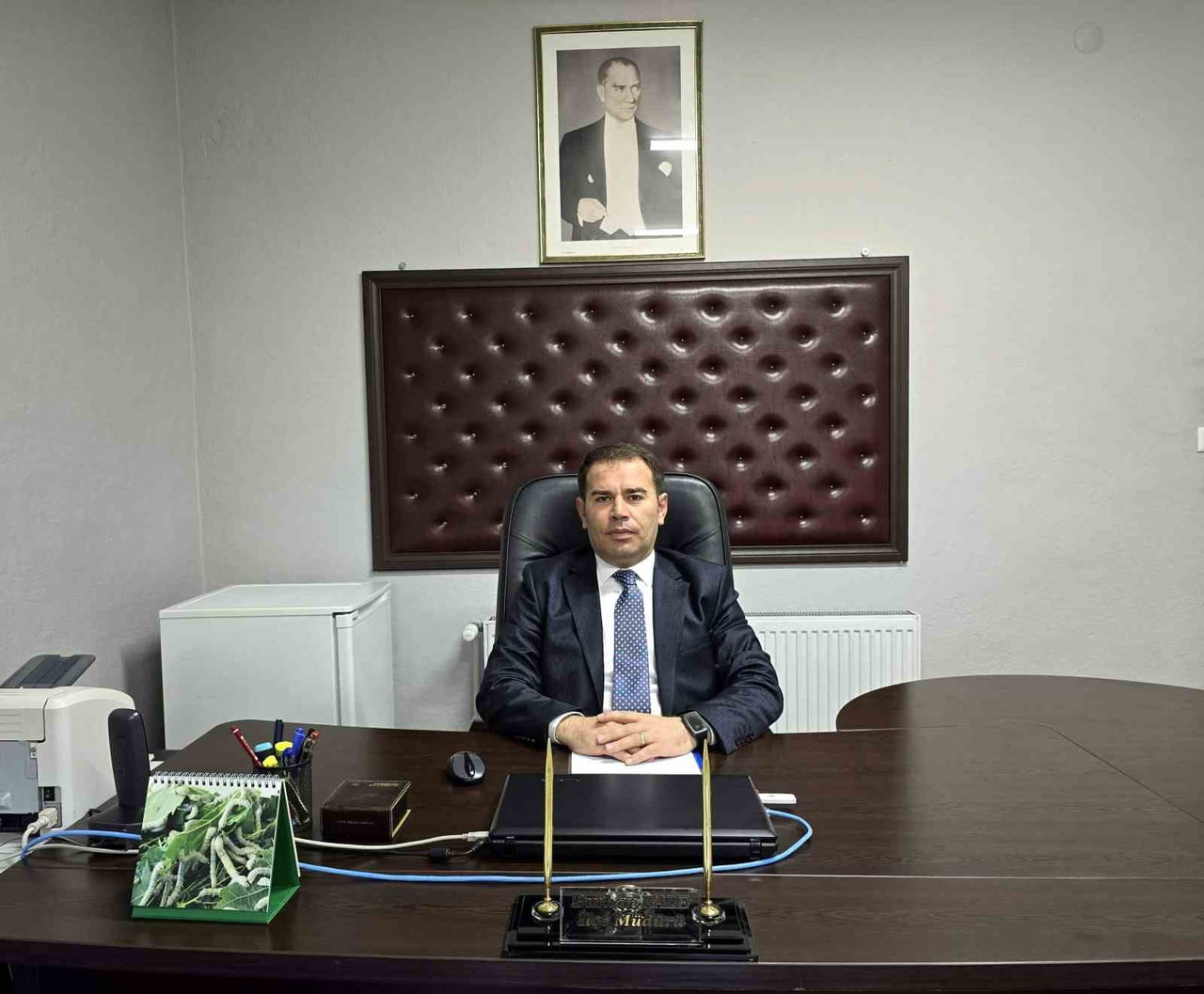 ORHANELİ İLÇE TARIM VE ORMAN MÜDÜRLÜĞÜNE TAYİNİ ÇIKAN BURHAN KALE, GÖREVİNE BAŞLADI.
