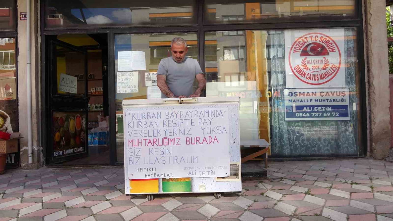 OSMAN ÇAVUŞ MAHALLESİ MUHTARI ALİ ÇETİN, KURBAN BAYRAMI’NDA BAŞLATTIĞI ANLAMLI DAYANIŞMA...