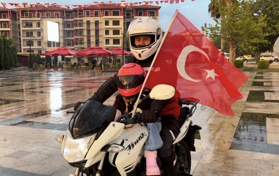 OSMANİYE’DE MOTOSİKLET TUTKUNLARINDAN 19 MAYIS KORTEJİ