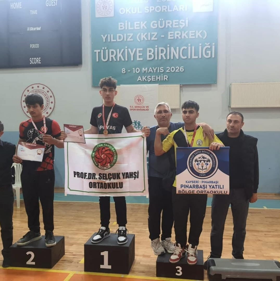 PINARBAŞI YATILI BÖLGE ORTAOKULU 8. SINIF ÖĞRENCİSİ BERAT ÖMER ÜLGER, KONYA’NIN AKŞEHİR İLÇESİNDE...