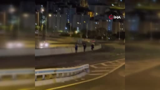 Polis ekipleri dakikalarca ikna etmeye çalıştı, tehlikeli anlar kamerada