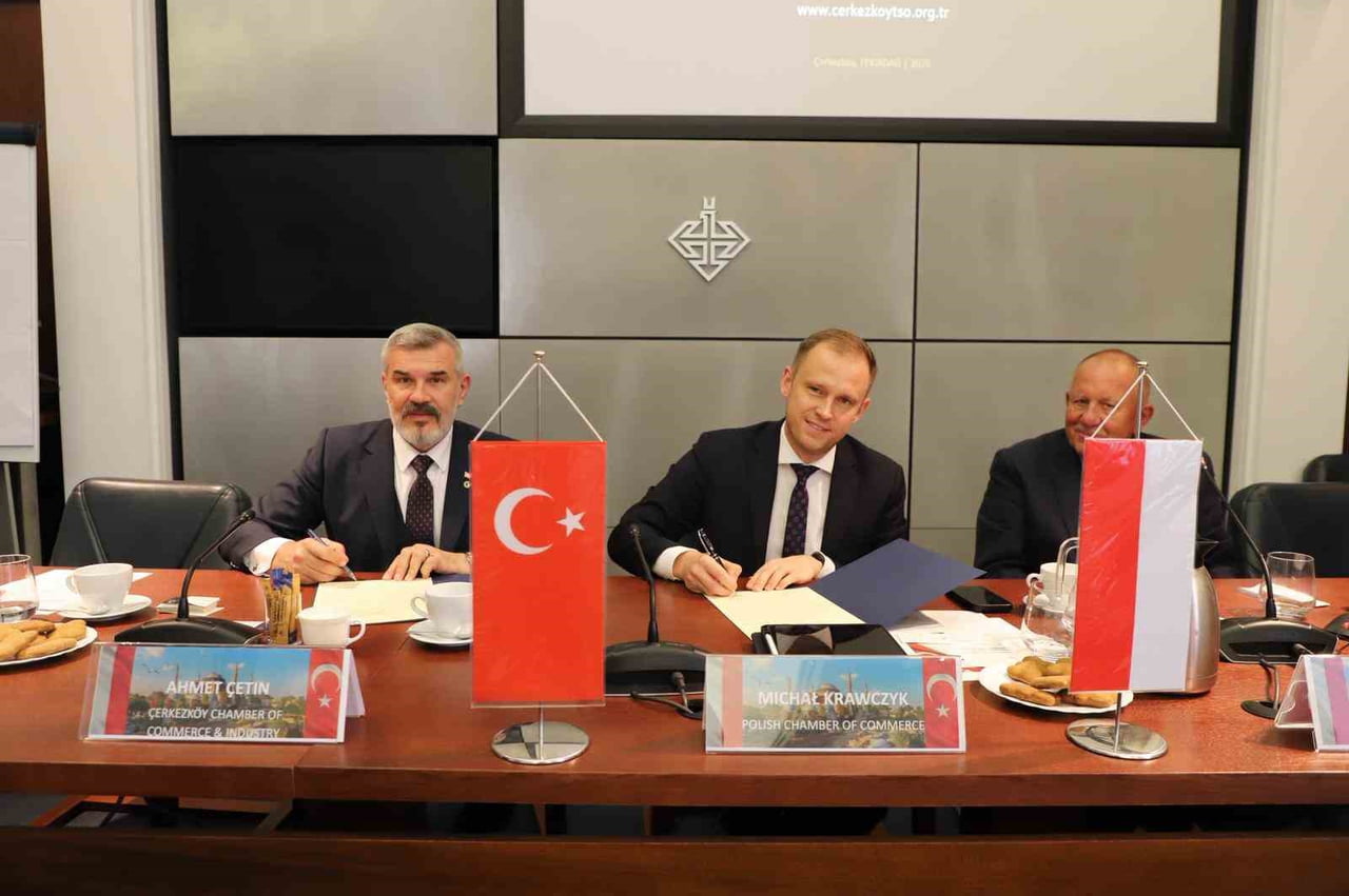 PROGRAM KAPSAMINDA ÇERKEZKÖY TİCARET VE SANAYİ ODASI İLE İŞ BİRLİĞİ SÖZLEŞMESİ...