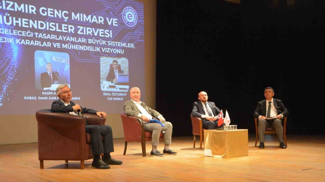"7. İZMİR GENÇ MİMAR VE MÜHENDİSLER ZİRVESİ", SEKTÖRÜN ÖNCÜ İSİMLERİNİ VE GELECEĞİN MÜHENDİSLERİNİ...