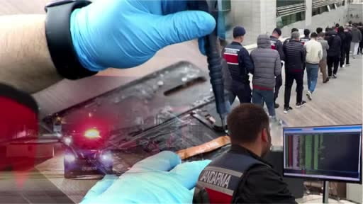 "Nitelikli Dolandırıcılık ve Yasa Dışı Bahis" suçlarına yönelik 16 ilde icra edilen operasyonlarda...
